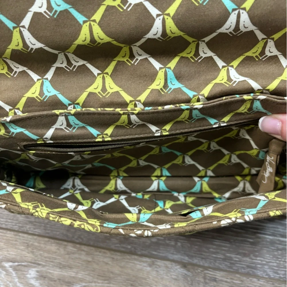 Vera Bradley Purse Sittin in a Tree Knot Just a Clutch Retired 2010 Paisley Bird